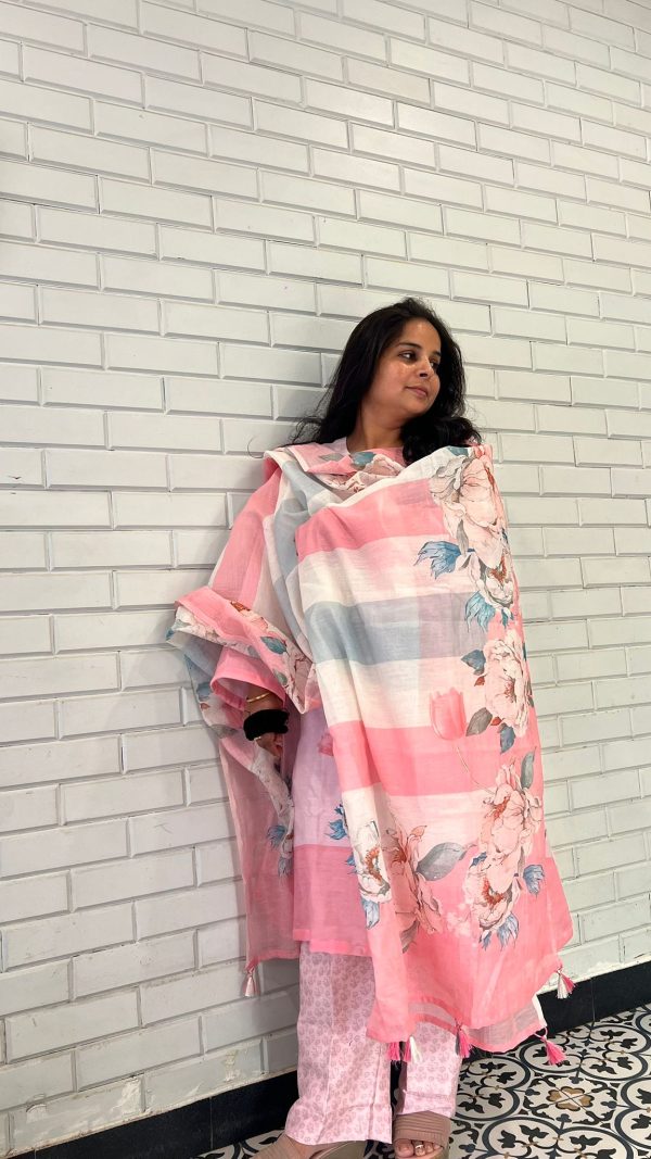 Pure chanderi suit